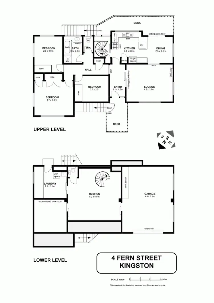 Floorplan of Homely house listing, 4 Fern Street, Kingston TAS 7050