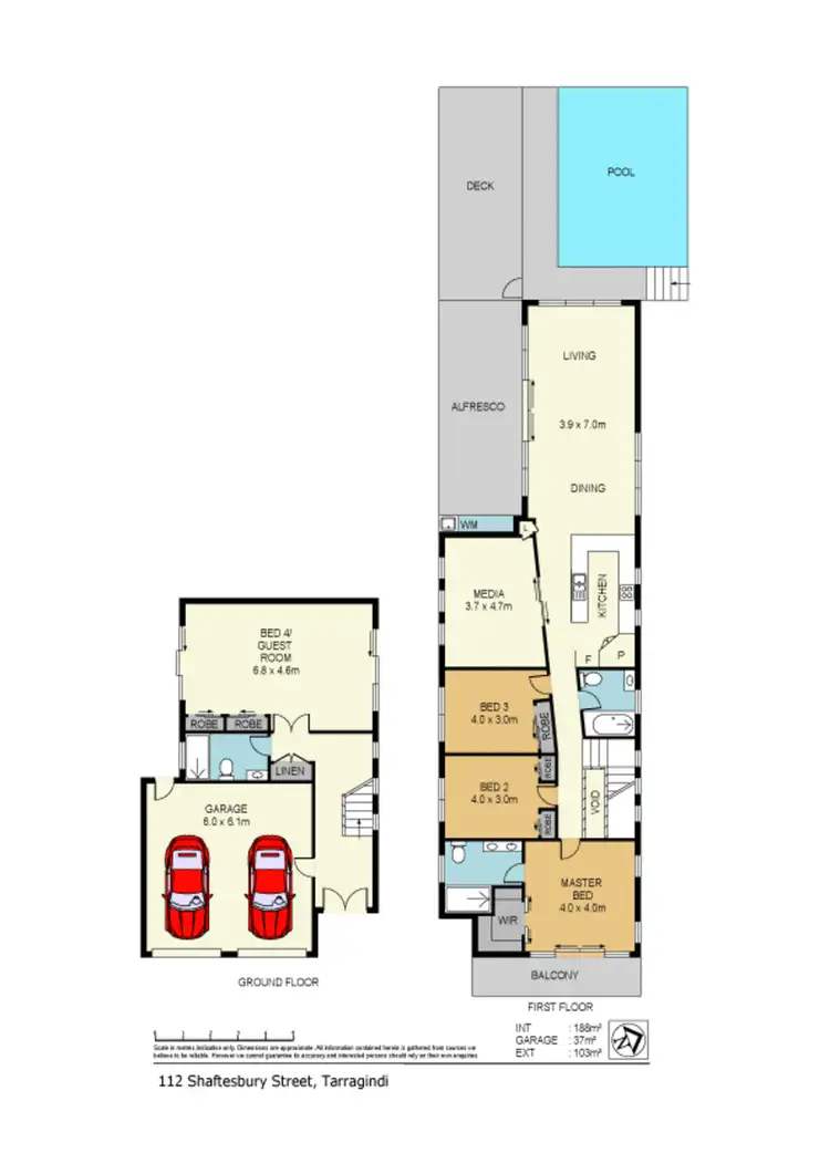 Floorplan of Homely house listing, 112 Shaftesbury Street, Tarragindi QLD 4121