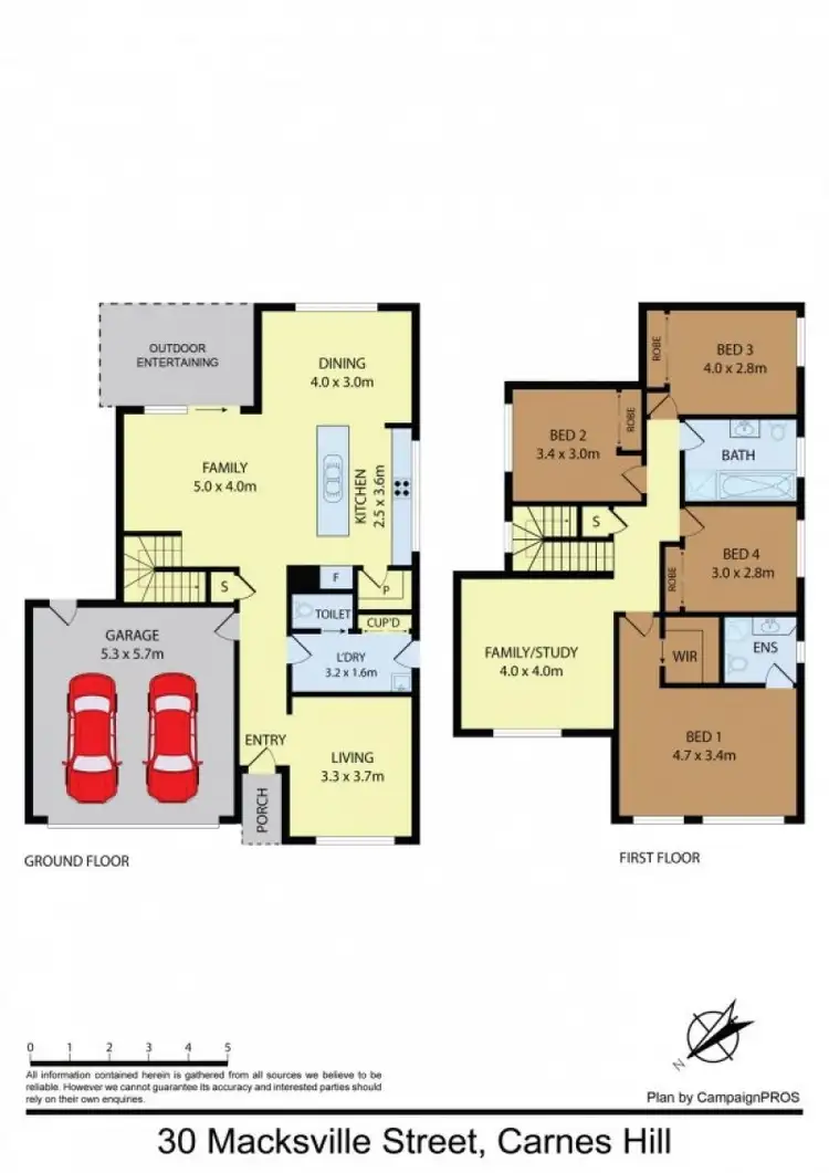 Floorplan of Homely house listing, 30 Macksville Street, Carnes Hill NSW 2171