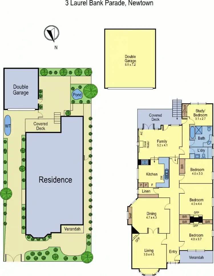Floorplan of Homely house listing, 3 Laurel Bank Parade, Newtown VIC 3220