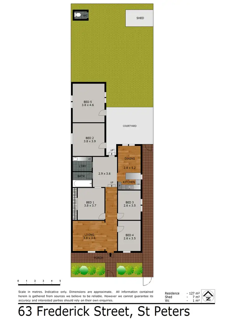 Floorplan of Homely house listing, 63 Frederick, St Peters NSW 2044