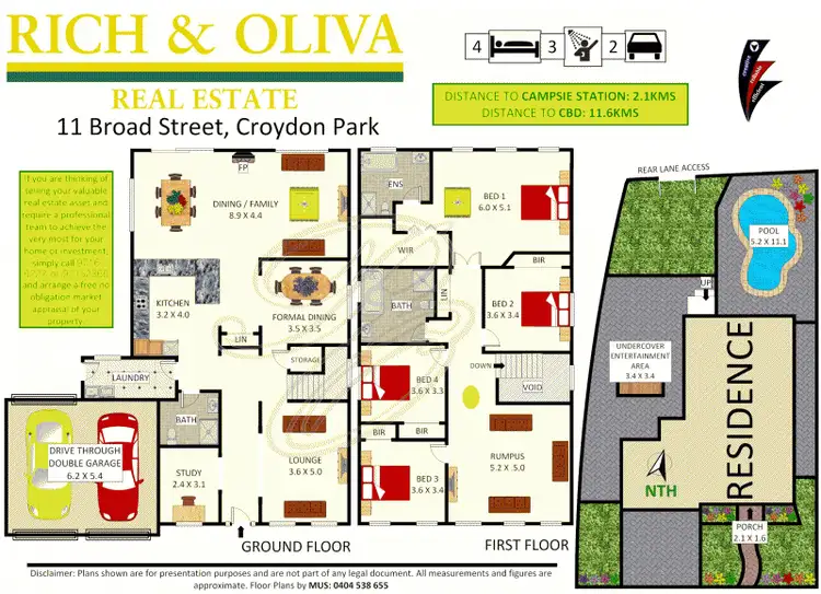 Floorplan of Homely house listing, 11 Broad Street, Croydon Park NSW 2133