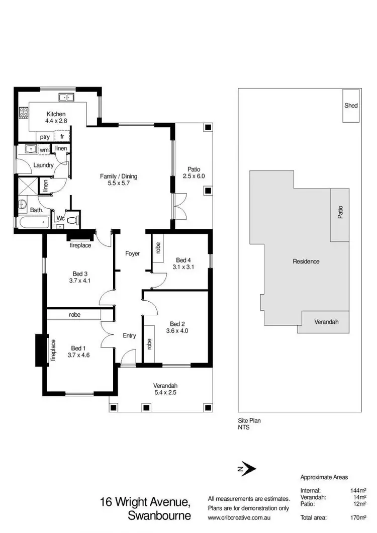 Floorplan of Homely house listing, 16 Wright Avenue, Swanbourne WA 6010