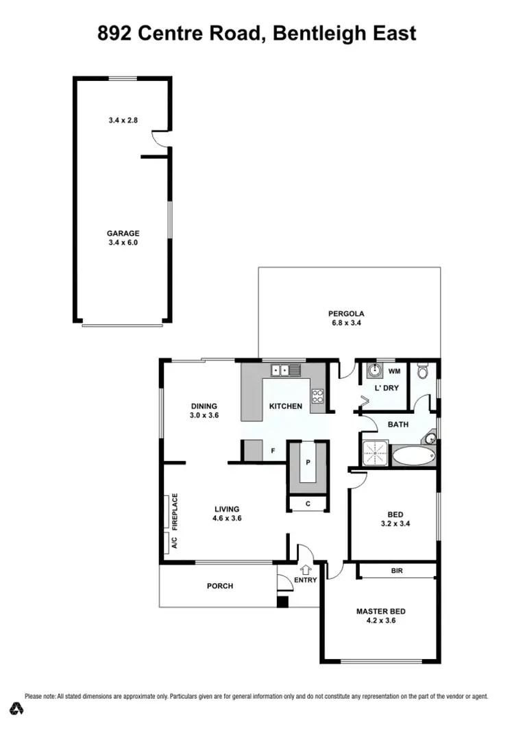 Floorplan of Homely house listing, 892 Centre Road, Bentleigh East VIC 3165
