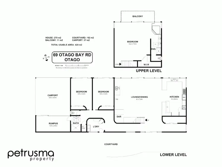 Floorplan of Homely house listing, 69 Otago Bay Road, Otago TAS 7017