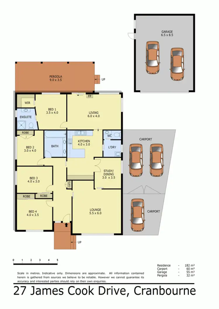 Floorplan of Homely house listing, 27 JAMES COOK DRIVE, Cranbourne VIC 3977