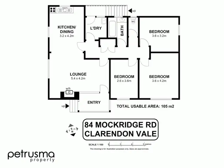 Floorplan of Homely house listing, 84 Mockridge Road, Clarendon Vale TAS 7019