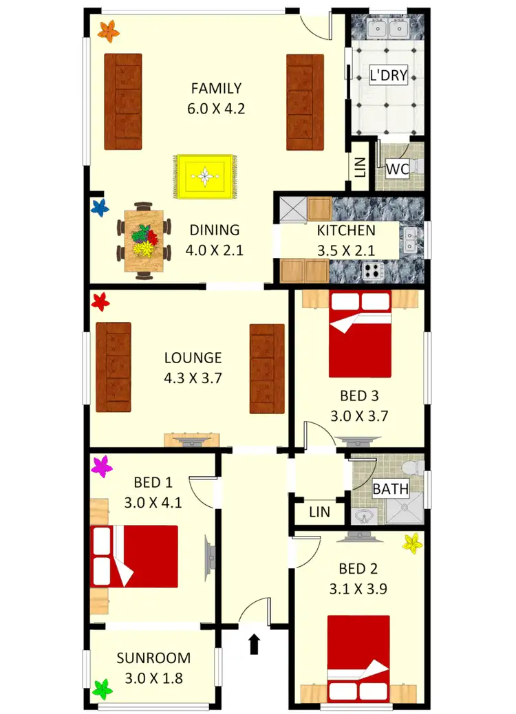 Floorplan of Homely house listing, 11 Fourth Street, Ashbury NSW 2193