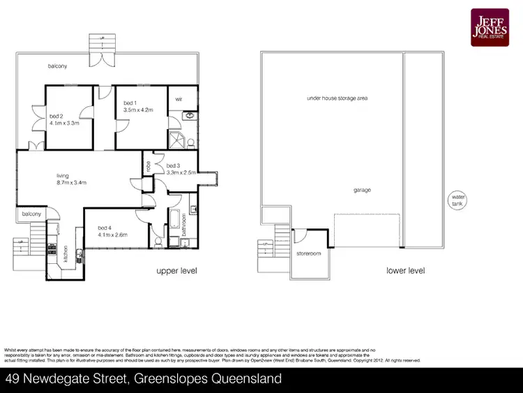 Floorplan of Homely house listing, 49 Newdegate Street, Greenslopes QLD 4120