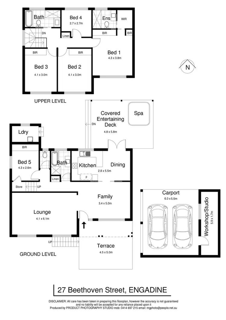 Floorplan of Homely house listing, 27 Beethoven Street, Engadine NSW 2233