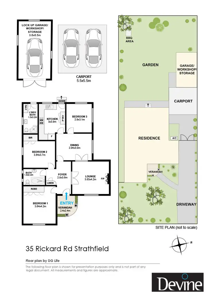 Floorplan of Homely house listing, 35 Rickard Road, Strathfield NSW 2135