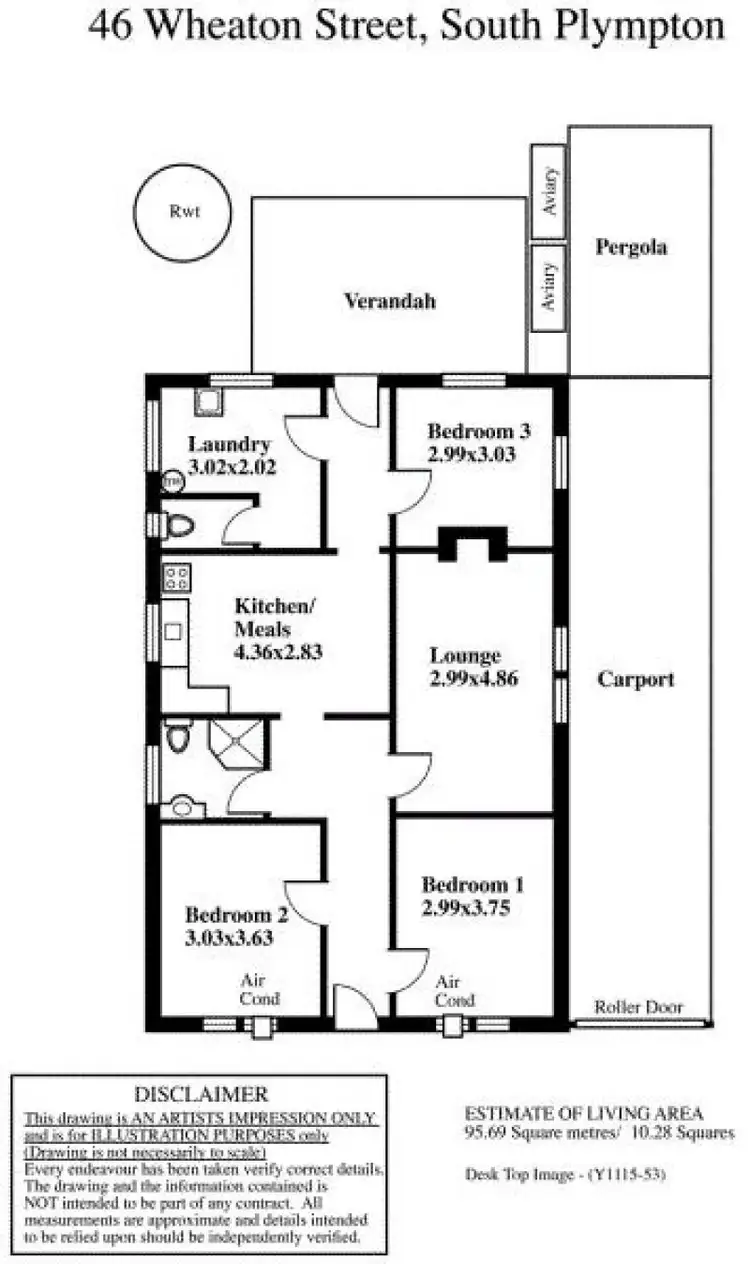 Floorplan of Homely house listing, 46 Wheaton Street, South Plympton SA 5038