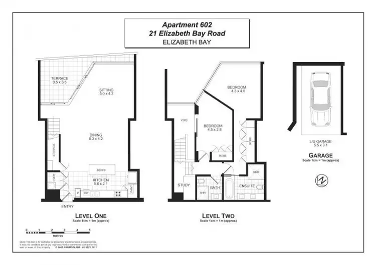 Floorplan of Homely apartment listing, 602/21 Elizabeth Bay Road, Elizabeth Bay NSW 2011