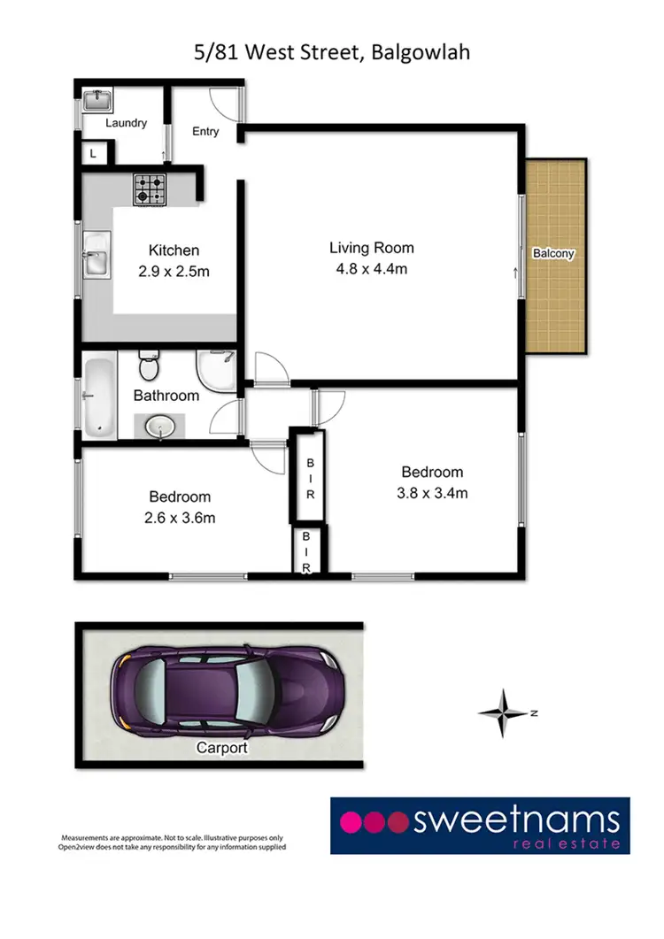 Floorplan of Homely unit listing, 5/81 West Street, Balgowlah NSW 2093
