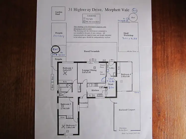 Floorplan of Homely house listing, 31 Highwray Drive, Morphett Vale SA 5162
