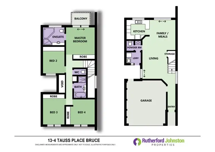 Floorplan of Homely townhouse listing, 13/4 Tauss Place, Bruce ACT 2617
