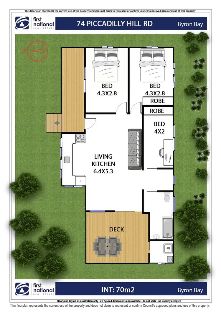 Floorplan of Homely house listing, 74 Picadilly Hill Road, Coopers Shoot NSW 2479