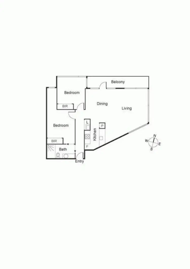 Floorplan of Homely apartment listing, 4308/22-24 Jane Bell Lane, Melbourne VIC 3000