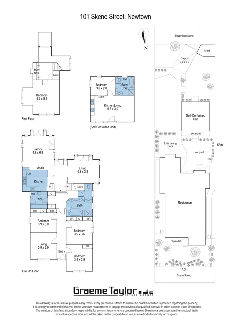 Floorplan of Homely house listing, 101 Skene St, Newtown VIC 3220