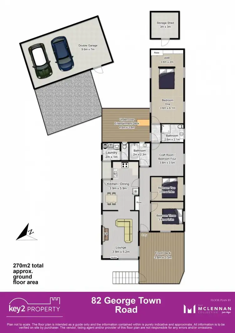 Floorplan of Homely house listing, 82 George Town Road, Newnham TAS 7248