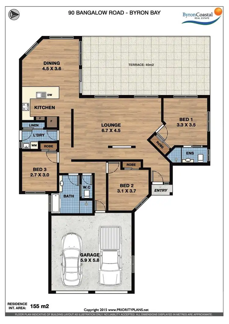 Floorplan of Homely house listing, 90 Bangalow Road, Byron Bay NSW 2481