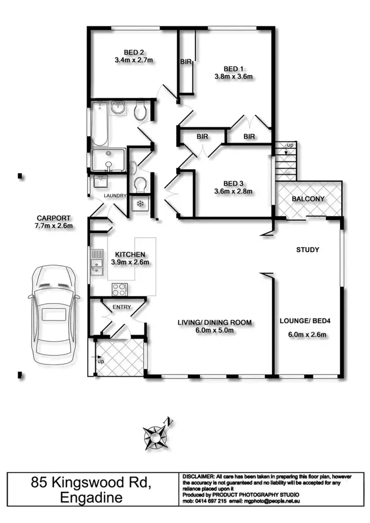 Floorplan of Homely house listing, 85 Kingswood Road, Engadine NSW 2233