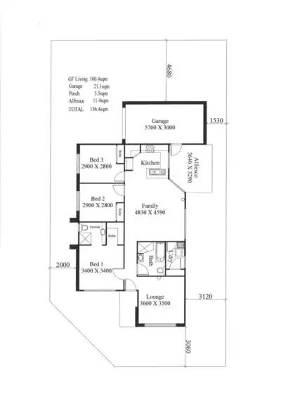 Floorplan of Homely house listing, 8 Hendon Street, Ropes Crossing NSW 2760