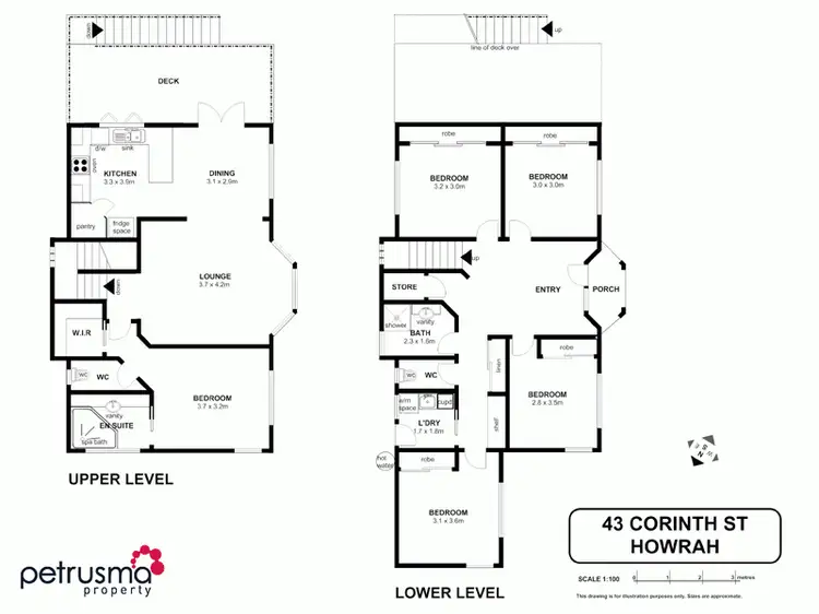 Floorplan of Homely house listing, 43 Corinth Street, Howrah TAS 7018