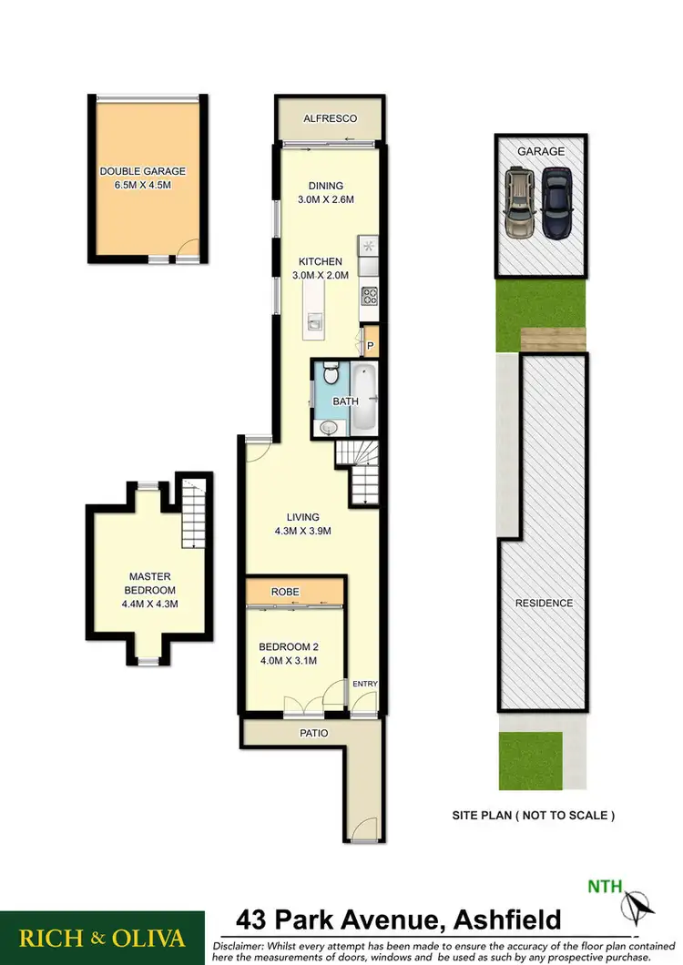 Floorplan of Homely house listing, 43 Park Avenue, Ashfield NSW 2131