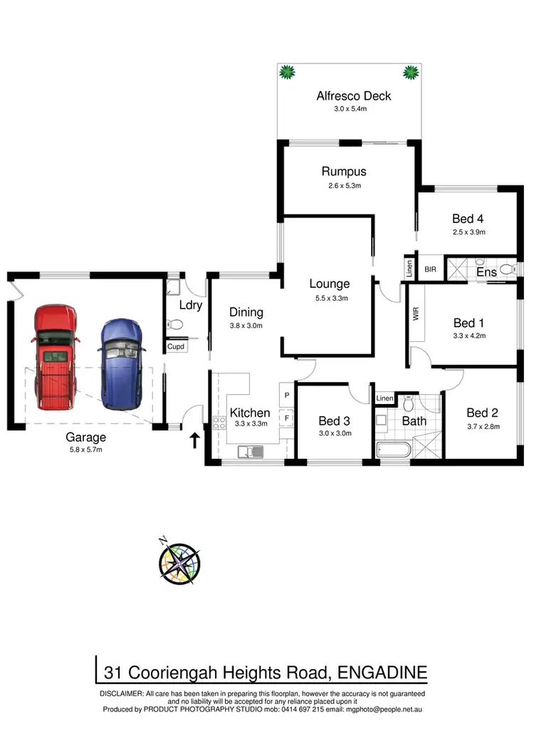 Floorplan of Homely house listing, 31 Cooriengah Heights Road, Engadine NSW 2233