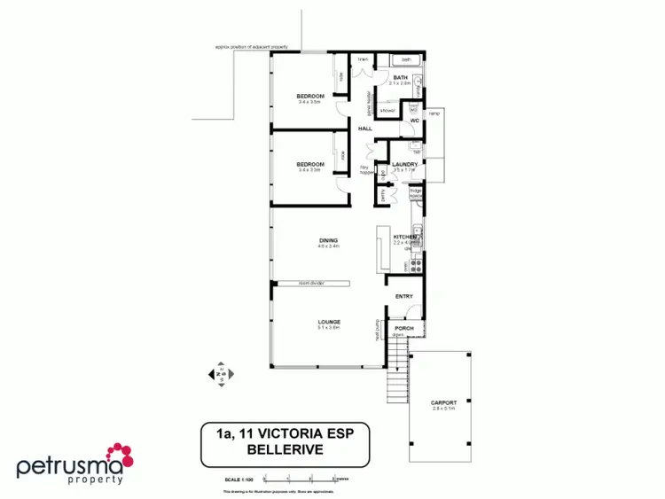 Floorplan of Homely house listing, 1/11A Victoria Esplanade, Bellerive TAS 7018