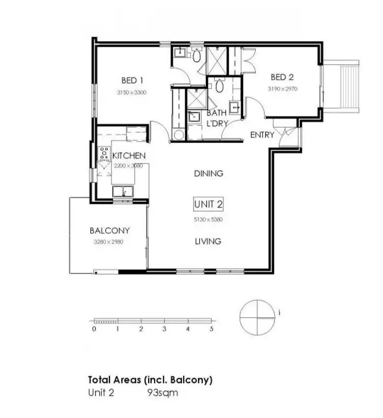 Floorplan of Homely apartment listing, 2/112 Onslow Road, Shenton Park WA 6008