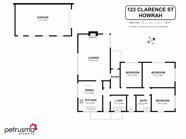 Floorplan of Homely house listing, 123 Clarence Street, Bellerive TAS 7018