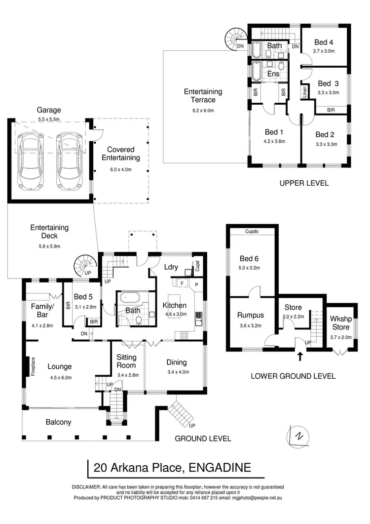 Floorplan of Homely house listing, 20 Arkana Place, Engadine NSW 2233