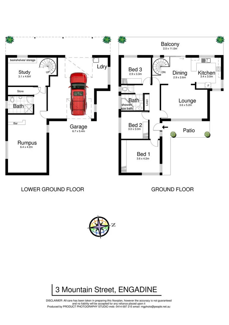 Floorplan of Homely house listing, 3 Mountain Street, Engadine NSW 2233