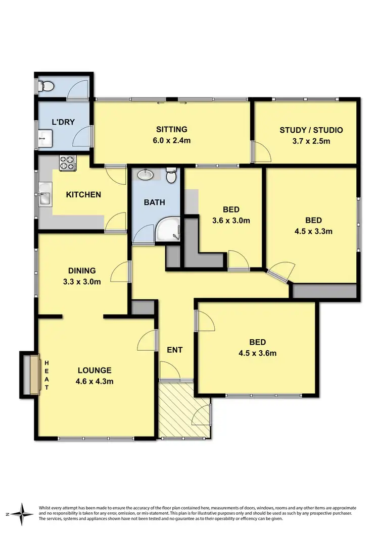 Floorplan of Homely house listing, 123 Vines Road, Hamlyn Heights VIC 3215