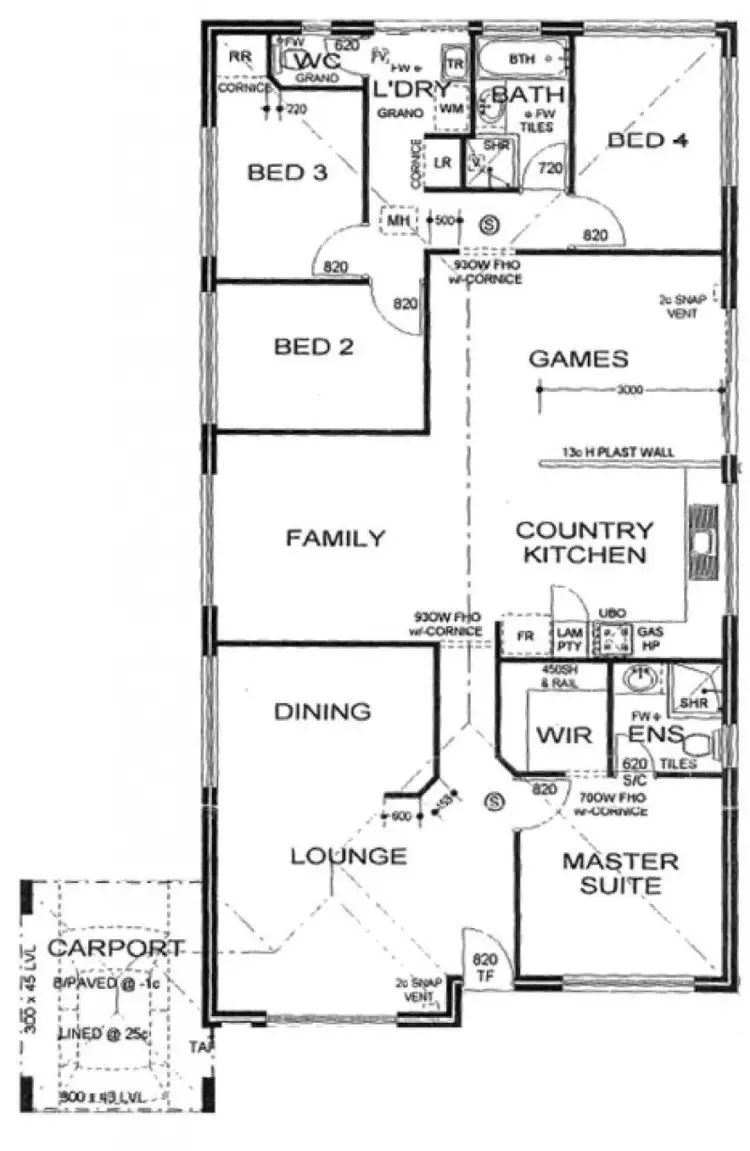 Floorplan of Homely house listing, 35 Lansing Street, Queens Park WA 6107