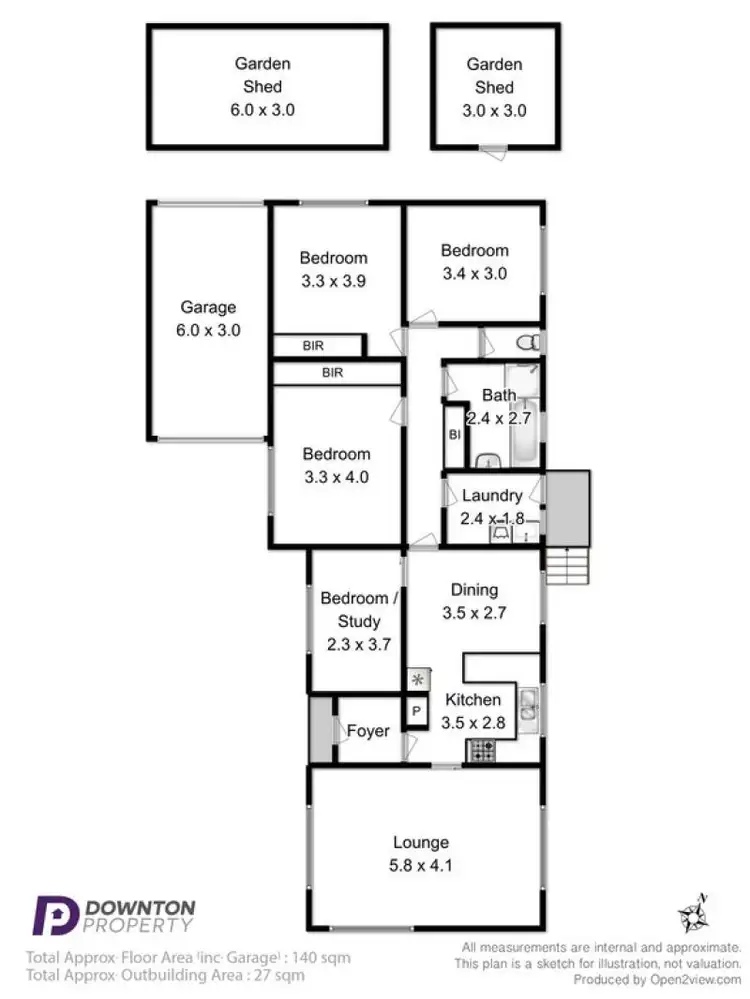 Floorplan of Homely house listing, 12 Lucinda Parade, Lutana TAS 7009