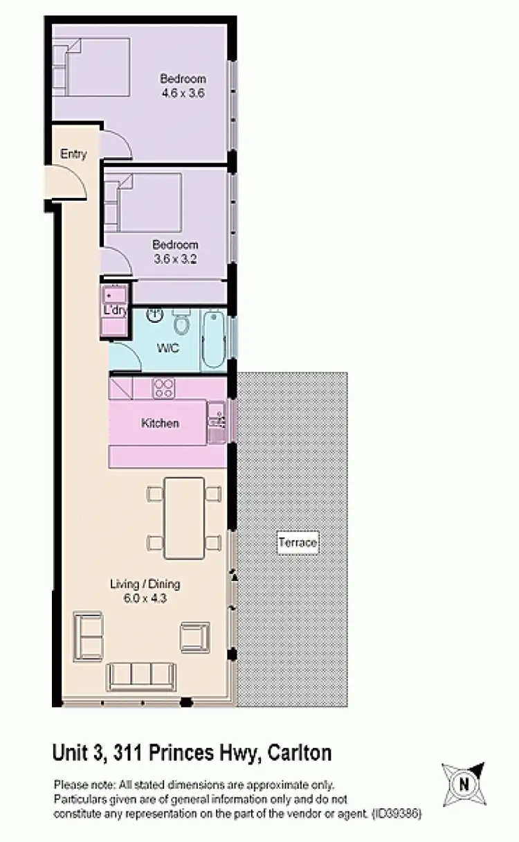 Floorplan of Homely unit listing, 7/311 Princes Highway, Carlton NSW 2218