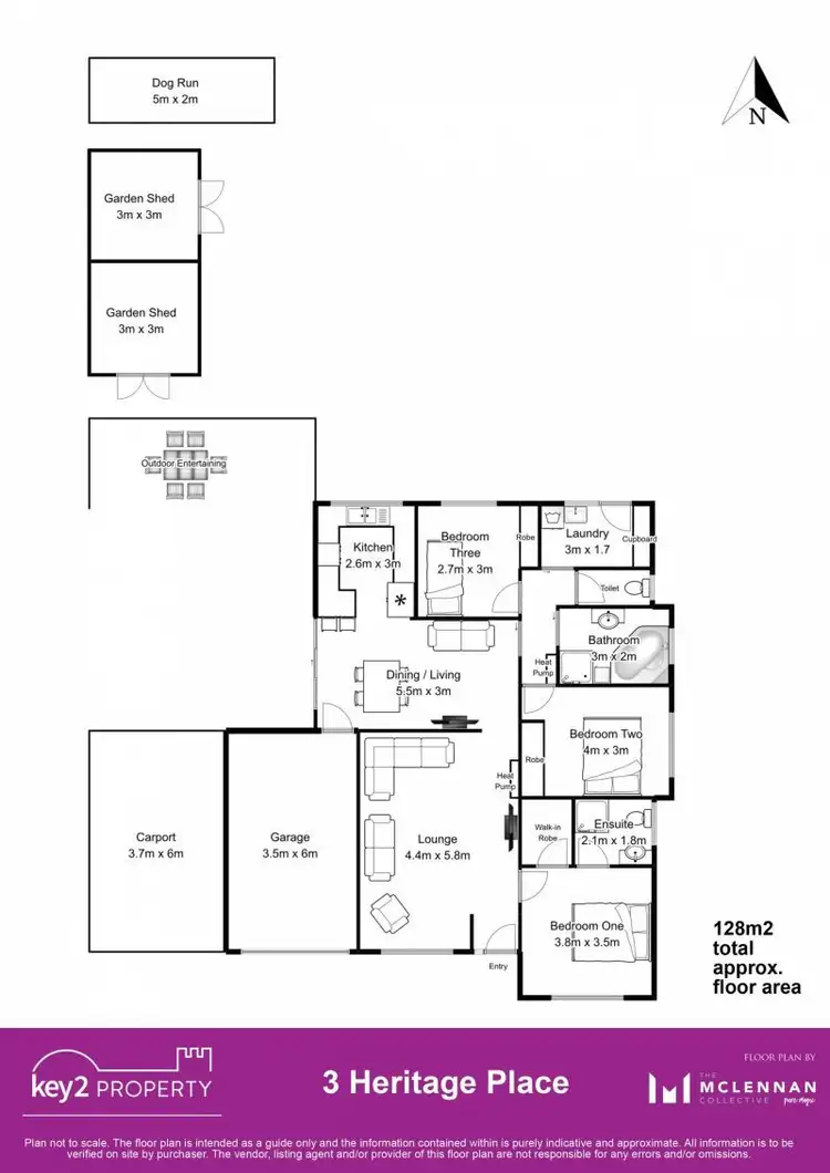 Floorplan of Homely house listing, 3 Heritage Place, Prospect Vale TAS 7250