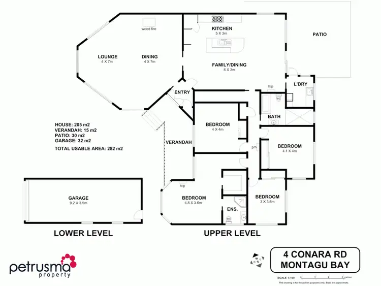 Floorplan of Homely house listing, 4 Conara Road, Montagu Bay TAS 7018