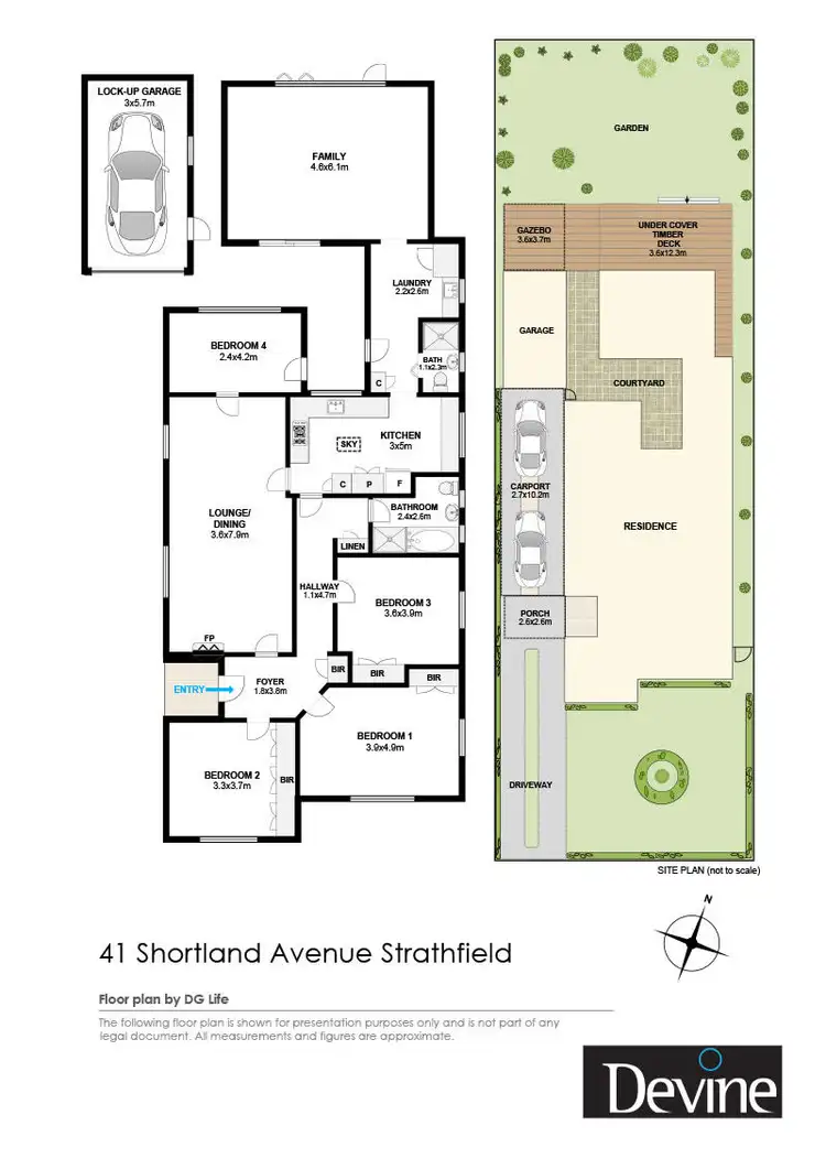 Floorplan of Homely house listing, 41 Shortland Avenue, Strathfield NSW 2135