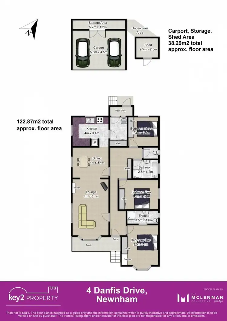 Floorplan of Homely house listing, 4 Dafnis Drive, Newnham TAS 7248