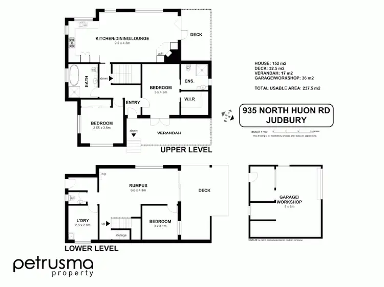 Floorplan of Homely house listing, 935 North Huon Road, Judbury TAS 7109