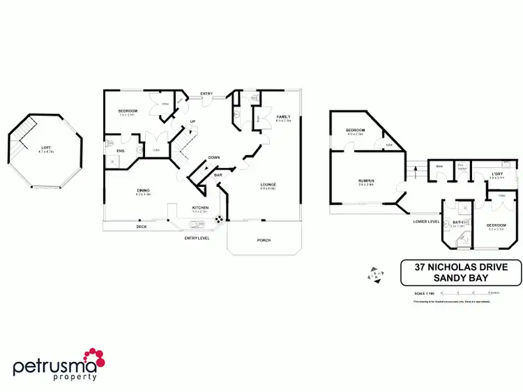 Floorplan of Homely house listing, 37 Nicholas Drive, Sandy Bay TAS 7005