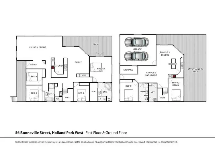 Floorplan of Homely house listing, 56 Bonneville St, Holland Park West QLD 4121