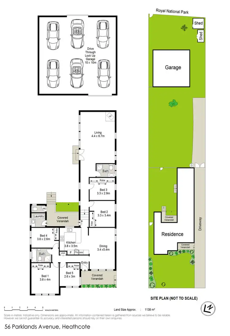 Floorplan of Homely house listing, 56 Parklands Avenue, Heathcote NSW 2233