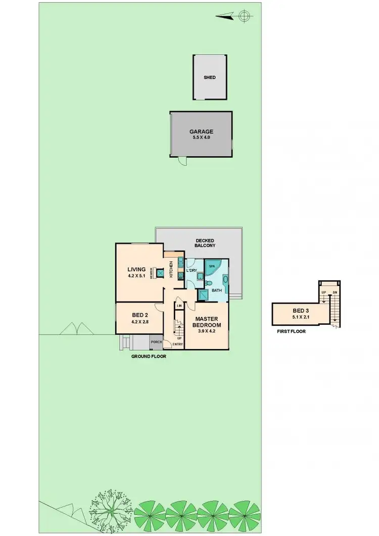 Floorplan of Homely house listing, 16 POWLETT STREET, Kilmore VIC 3764
