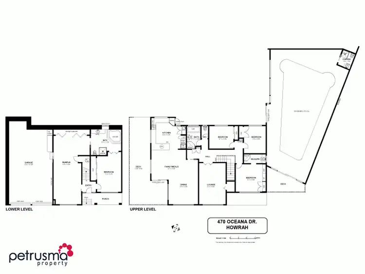 Floorplan of Homely house listing, 470 Oceana Drive, Howrah TAS 7018