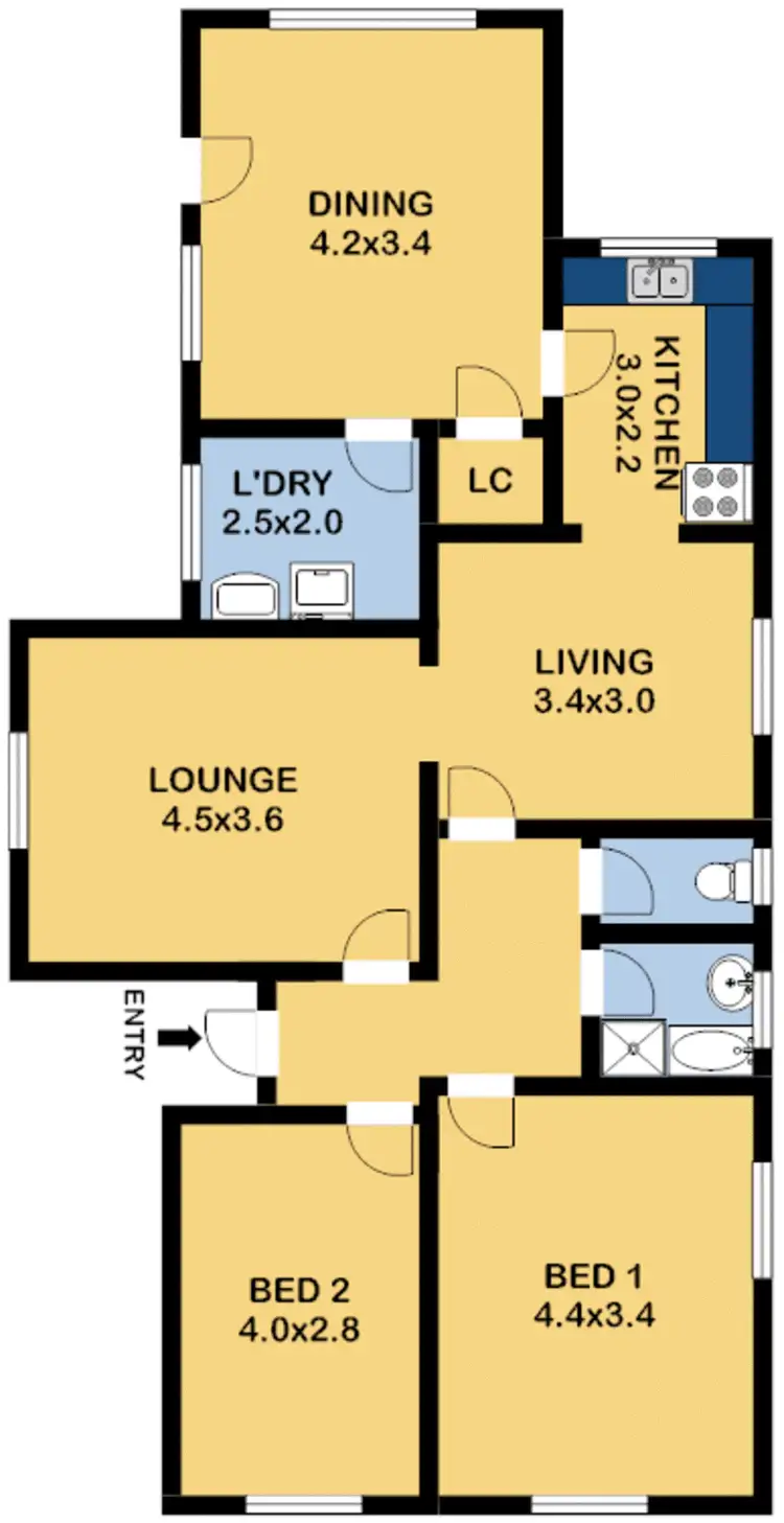 Floorplan of Homely house listing, 6 Fountain Avenue, Croydon Park NSW 2133